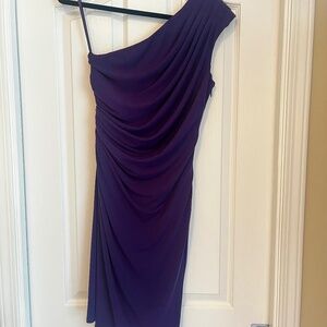 Le Chateau 1-Shoulder Sleeveless Dress (M)